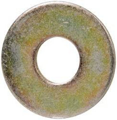 Value Collection - 3/8" Screw, Grade 8 Steel Extra Thick Flat Washer - Zinc Yellow Dichromate Finish - USA Tool & Supply