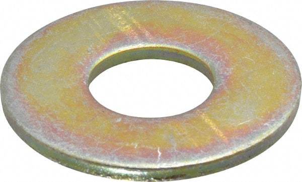 Value Collection - 7/8" Screw, Grade 8 Steel Extra Thick Flat Washer - Zinc Yellow Dichromate Finish - USA Tool & Supply