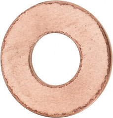 Value Collection - 1/2" Screw, Silicon Bronze Standard Flat Washer - 0.531" ID x 1-1/4" OD, 0.091" Thick - USA Tool & Supply