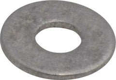 Value Collection - #6 Screw, Aluminum Standard Flat Washer - 0.147" ID x 3/8" OD, 0.032" Thick, Plain Finish - USA Tool & Supply