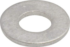 Value Collection - #8 Screw, Aluminum Standard Flat Washer - 0.168" ID x 3/8" OD, 0.032" Thick, Plain Finish - USA Tool & Supply