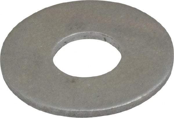 Value Collection - 1/4" Screw, Aluminum Standard Flat Washer - 0.264" ID x 0.689" OD, 0.048" Thick - USA Tool & Supply