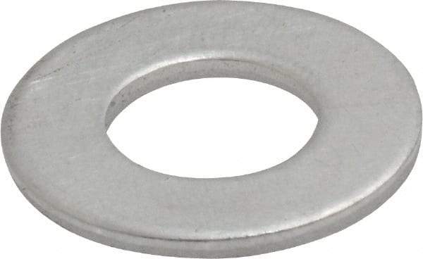 Value Collection - 3/8" Screw, Aluminum Standard Flat Washer - 0.436" ID x 1" OD, 0.081" Thick - USA Tool & Supply