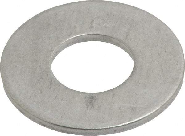 Value Collection - 1/2" Screw, Aluminum Standard Flat Washer - 0.562" ID x 1-1/4" OD, 0.089" Thick - USA Tool & Supply