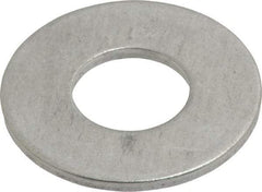 Value Collection - 1/2" Screw, Aluminum Standard Flat Washer - 0.562" ID x 1-1/4" OD, 0.089" Thick - USA Tool & Supply