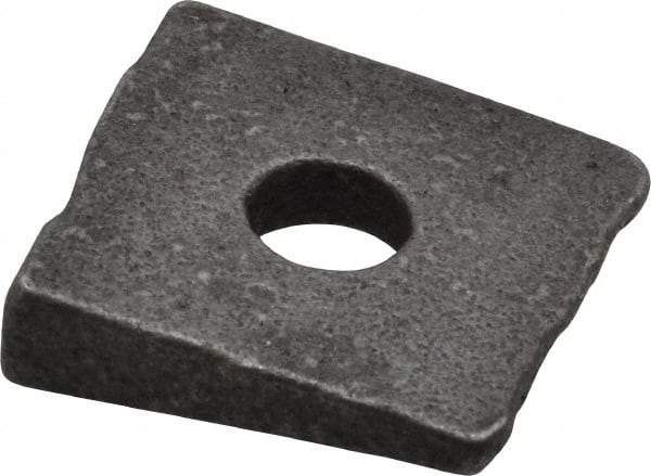 Value Collection - 3/8" Bolt, Iron Beveled Square Washer - 7/16" ID, 11/32 Minimum Thickness - USA Tool & Supply