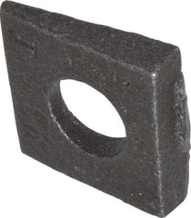 Value Collection - 1/2" Bolt, Iron Beveled Square Washer - 9/16" ID, 11/32 Minimum Thickness - USA Tool & Supply