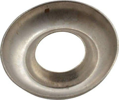 Value Collection - Nickel-Plated Finish, Brass, Standard Countersunk Washer - 0.305" ID x 0.781" OD - USA Tool & Supply