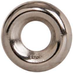 Value Collection - 7/64" Thick, Nickel-Plated Finish, Steel, Standard Countersunk Washer - 0.235" ID x 19/32" OD - USA Tool & Supply