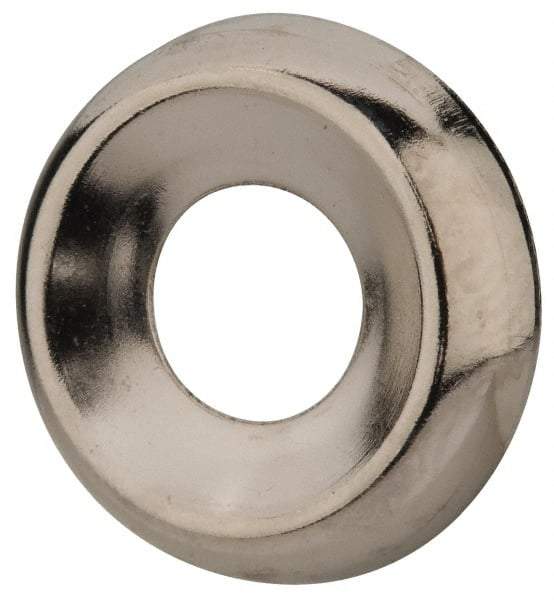 Value Collection - 0.021" Thick, Nickel-Plated Finish, Steel, Standard Countersunk Washer - 0.585" ID x 0.89" OD - USA Tool & Supply