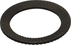 Value Collection - 1" Bolt, 1-1/16" ID, Steel, Uncoated, Belleville Disc Spring - 1-1/2" OD - USA Tool & Supply