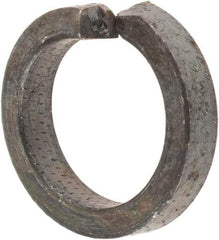 Value Collection - 1/4", 0.255" ID, 0.078" Thick High Collar Split Lock Washer - Steel, Uncoated, 0.255" Min ID, 0.263" Max ID, 0.365" Max OD - USA Tool & Supply