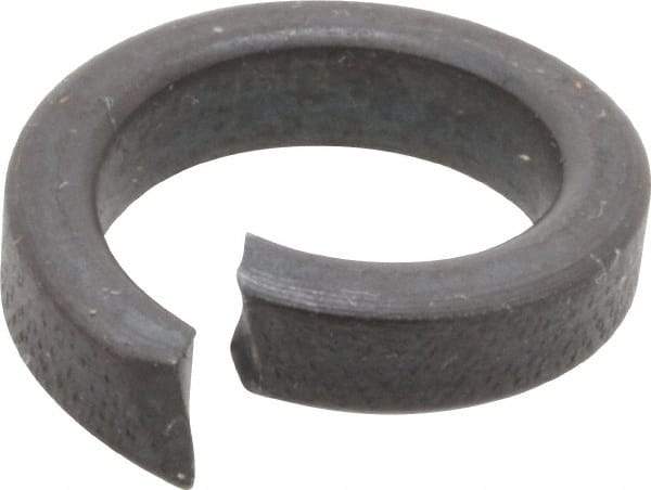 Value Collection - 7/16", 0.443" ID, 0.14" Thick High Collar Split Lock Washer - Steel, Uncoated, 0.443" Min ID, 0.455" Max ID, 0.647" Max OD - USA Tool & Supply
