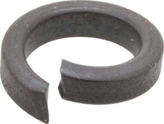 Value Collection - 7/16", 0.443" ID, 0.14" Thick High Collar Split Lock Washer - Steel, Uncoated, 0.443" Min ID, 0.455" Max ID, 0.647" Max OD - USA Tool & Supply