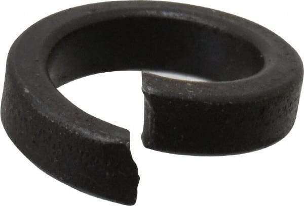 Value Collection - 1/2", 0.506" ID, 0.172" Thick High Collar Split Lock Washer - Steel, Uncoated, 0.506" Min ID, 0.518" Max ID, 0.737" Max OD - USA Tool & Supply