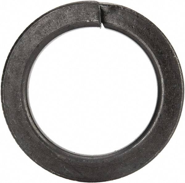 Value Collection - 7/8", 0.887" ID, 0.234" Thick High Collar Split Lock Washer - Steel, Uncoated, 0.887" Min ID, 0.905" Max ID, 1.296" Max OD - USA Tool & Supply