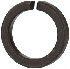 Value Collection - 1-1/2", 1.504" ID, 3/8" Thick High Collar Split Lock Washer - Steel, Uncoated, 1.504" Min ID, 1.534" Max ID, 2.17" Max OD - USA Tool & Supply