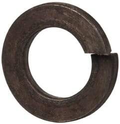 Value Collection - M10, 10.2mm ID, 2.2mm Thick Split Lock Washer - Steel, Uncoated, 10.2mm Min ID, 10.7mm Max ID, 18.1mm Max OD - USA Tool & Supply