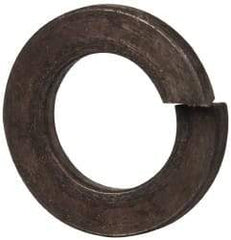 Value Collection - M10, 10.2mm ID, 2.2mm Thick Split Lock Washer - Steel, Uncoated, 10.2mm Min ID, 10.7mm Max ID, 18.1mm Max OD - USA Tool & Supply