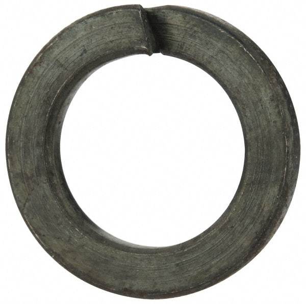Value Collection - M18, 18.2mm ID, 3.5mm Thick Split Lock Washer - Steel, Uncoated, 18.2mm Min ID, 19mm Max ID, 29.4mm Max OD - USA Tool & Supply