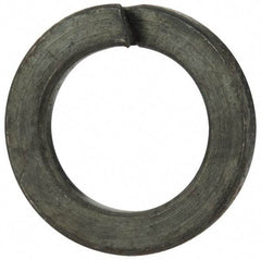 Value Collection - M18, 18.2mm ID, 3.5mm Thick Split Lock Washer - Steel, Uncoated, 18.2mm Min ID, 19mm Max ID, 29.4mm Max OD - USA Tool & Supply
