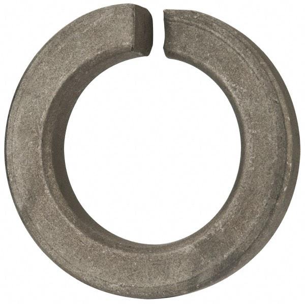 Value Collection - 1-1/2", 1.504" ID, 3/8" Thick Split Lock Washer - Steel, Zinc-Plated Finish, 1.504" Min ID, 1.534" Max ID, 2.419" Min OD, 2.43" Max OD - USA Tool & Supply