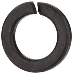 Value Collection - 1-1/8", 1.129" ID, 0.281" Thick Split Lock Washer - Steel, Uncoated, 1.129" Min ID, 1.153" Max ID, 1.847" Min OD, 1.853" Max OD - USA Tool & Supply