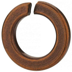 Value Collection - 3/4", 0.753" ID, 1.264" OD, 0.188" Thick Split Lock Washer - Silicon Bronze, 0.76" Min ID, 0.775" Max ID, 1.271" Min OD, 1.291" Max OD - USA Tool & Supply