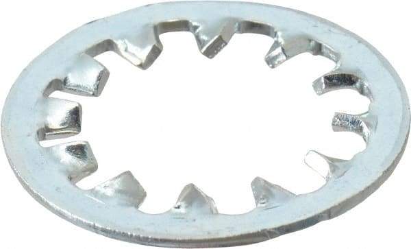 Value Collection - 9/16" Screw, 0.596" ID, Steel Internal Tooth Lock Washer - 0.985" OD, Zinc-Plated, Grade 2 - USA Tool & Supply