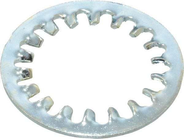 Value Collection - 1-1/4" Screw, 1.325" ID, Steel Internal Tooth Lock Washer - 1.975" OD, Zinc-Plated, Grade 2 - USA Tool & Supply