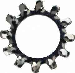Value Collection - 9/16" Screw, 0.596" ID, Steel External Tooth Lock Washer - 0.985" OD, Zinc-Plated, Grade 2 - USA Tool & Supply