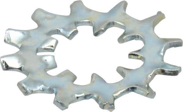 Value Collection - 3/8" Screw, 0.398" ID, Steel Internal Tooth & External Tooth Lock Washer - 0.985" OD, Zinc-Plated, Grade 2 - USA Tool & Supply