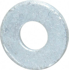 Value Collection - 5/16" Screw, Steel USS Flat Washer - 3/8" ID x 7/8" OD, 5/64" Thick, Galvanized Finish - USA Tool & Supply