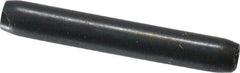Made in USA - 1/16" Diam x 7/16" Long Coiled Spring Pin - Grade 1070-1090 Alloy Steel, Black Oxide Finish - USA Tool & Supply