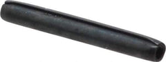 Made in USA - 1/16" Diam x 1/2" Long Coiled Spring Pin - Grade 1070-1090 Alloy Steel, Black Oxide Finish - USA Tool & Supply