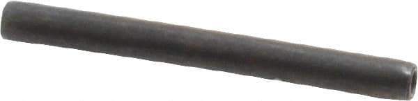 Made in USA - 1/16" Diam x 5/8" Long Coiled Spring Pin - Grade 1070-1090 Alloy Steel, Black Oxide Finish - USA Tool & Supply