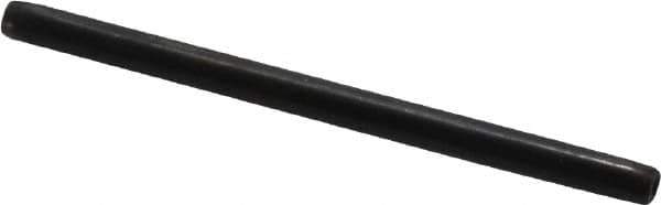Made in USA - 1/16" Diam x 1" Long Coiled Spring Pin - Grade 1070-1090 Alloy Steel, Black Oxide Finish - USA Tool & Supply