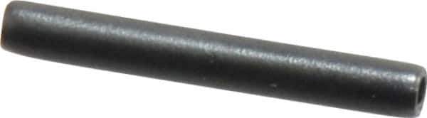 Made in USA - 3/32" Diam x 3/4" Long Coiled Spring Pin - Grade 1070-1090 Alloy Steel, Black Oxide Finish - USA Tool & Supply