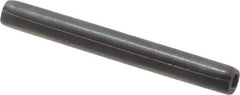 Made in USA - 3/32" Diam x 7/8" Long Coiled Spring Pin - Grade 1070-1090 Alloy Steel, Black Oxide Finish - USA Tool & Supply