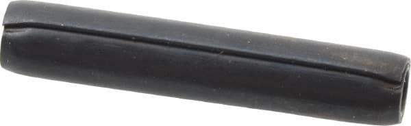 Made in USA - 1/8" Diam x 11/16" Long Coiled Spring Pin - Grade 1070-1090 Alloy Steel, Black Oxide Finish - USA Tool & Supply