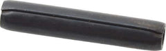 Made in USA - 1/8" Diam x 11/16" Long Coiled Spring Pin - Grade 1070-1090 Alloy Steel, Black Oxide Finish - USA Tool & Supply