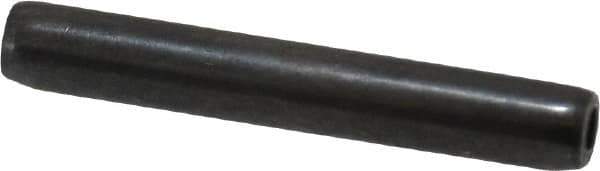 Made in USA - 1/8" Diam x 7/8" Long Coiled Spring Pin - Grade 1070-1090 Alloy Steel, Black Oxide Finish - USA Tool & Supply