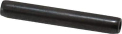 Made in USA - 1/8" Diam x 7/8" Long Coiled Spring Pin - Grade 1070-1090 Alloy Steel, Black Oxide Finish - USA Tool & Supply