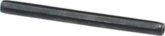 Made in USA - 1/8" Diam x 1-1/2" Long Coiled Spring Pin - Grade 1070-1090 Alloy Steel, Black Oxide Finish - USA Tool & Supply
