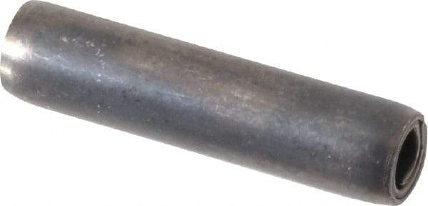 Made in USA - 5/32" Diam x 5/8" Long Coiled Spring Pin - Grade 1070-1090 Alloy Steel, Black Oxide Finish - USA Tool & Supply