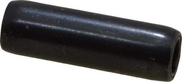 Made in USA - 3/16" Diam x 5/8" Long Coiled Spring Pin - Grade 1070-1090 Alloy Steel, Black Oxide Finish - USA Tool & Supply
