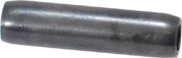 Made in USA - 3/16" Diam x 3/4" Long Coiled Spring Pin - Grade 1070-1090 Alloy Steel, Black Oxide Finish - USA Tool & Supply