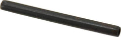 Made in USA - 3/16" Diam x 2-1/4" Long Coiled Spring Pin - Grade 1070-1090 Alloy Steel, Black Oxide Finish - USA Tool & Supply
