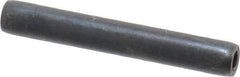 Made in USA - 7/32" Diam x 1-1/2" Long Coiled Spring Pin - Grade 1070-1090 Alloy Steel, Black Oxide Finish - USA Tool & Supply
