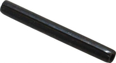 Made in USA - 7/32" Diam x 2" Long Coiled Spring Pin - Grade 1070-1090 Alloy Steel, Black Oxide Finish - USA Tool & Supply